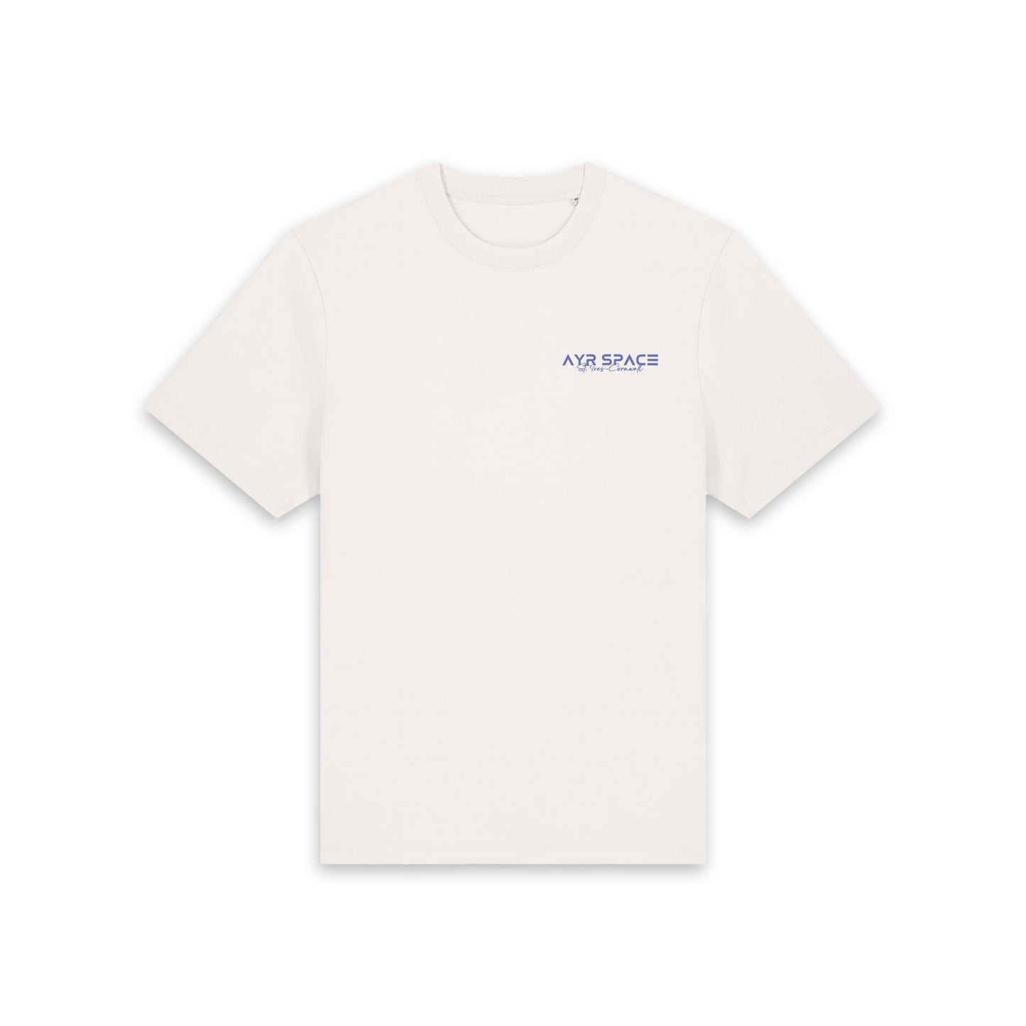 SIGNATURE ST. IVES T SHIRT - OFF-WHITE/DUSK BLUE