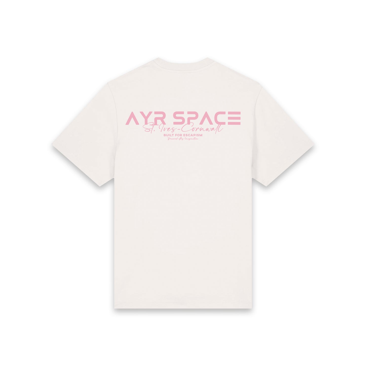 SIGNATURE ST. IVES T SHIRT - OFF-WHITE/BUBBLEGUM